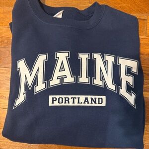 Navy Maine Portland Sweatshirt